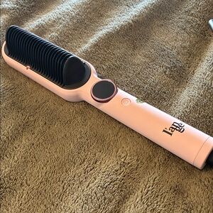 Lange Pink Hair Straightening Brush